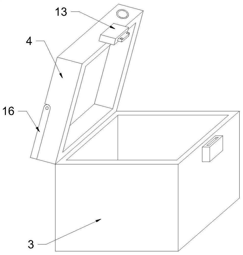 Portable biological material evidence storage system