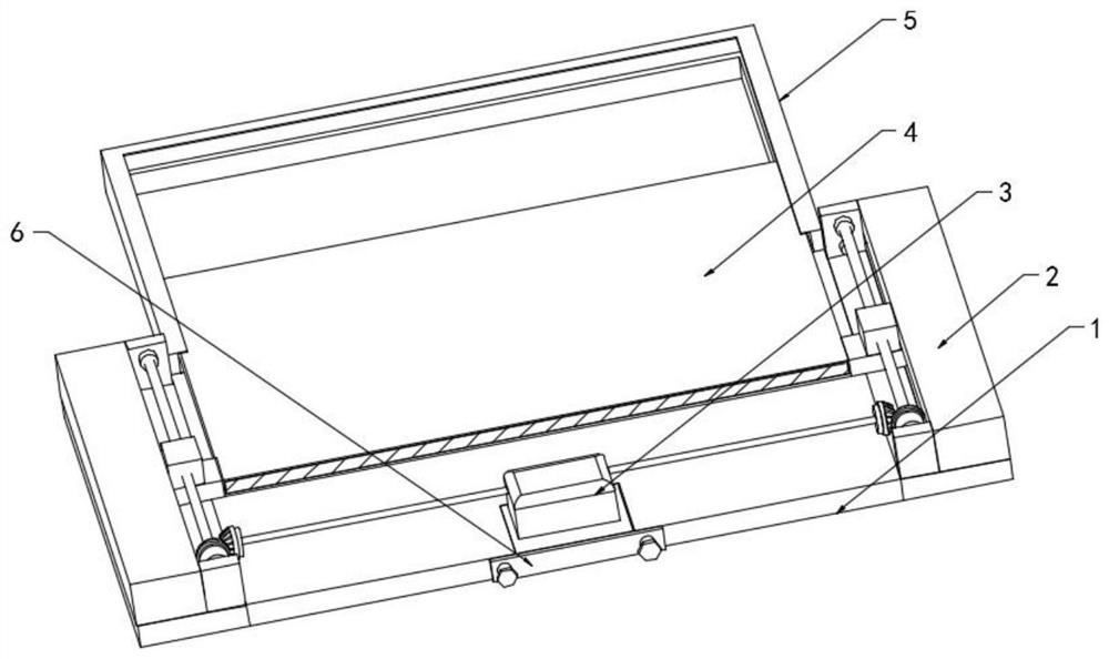 Automobile skylight electric driving device with cleaning function