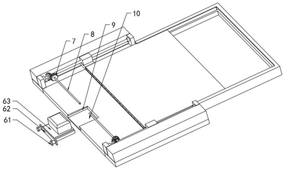 Automobile skylight electric driving device with cleaning function