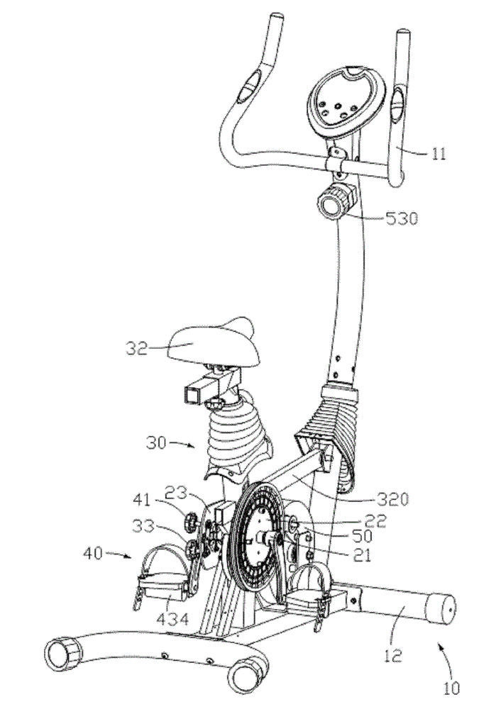 Exercise bike and method for regulating functions of crank of exercise bike