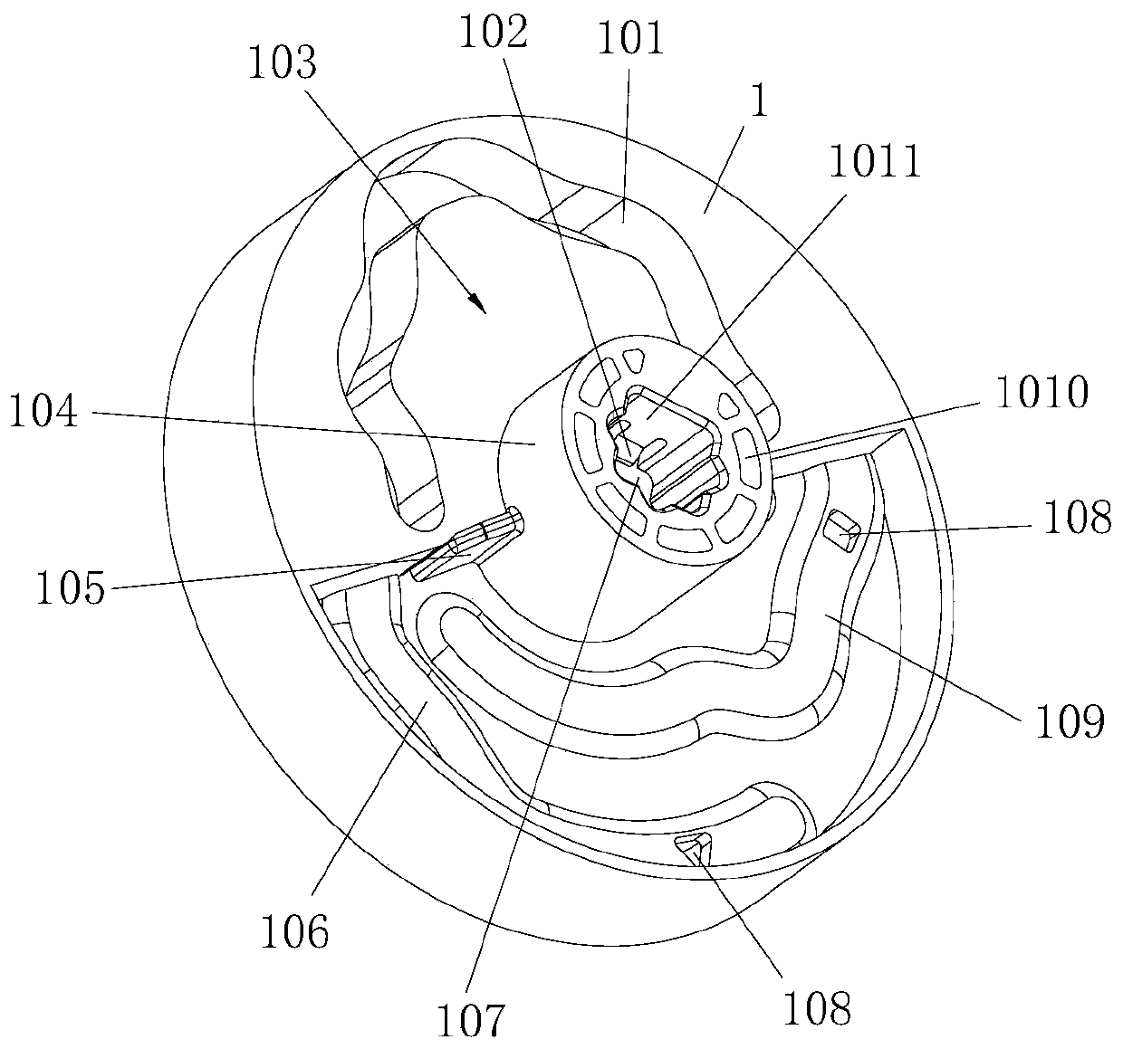 Control panel for automobile air conditioner