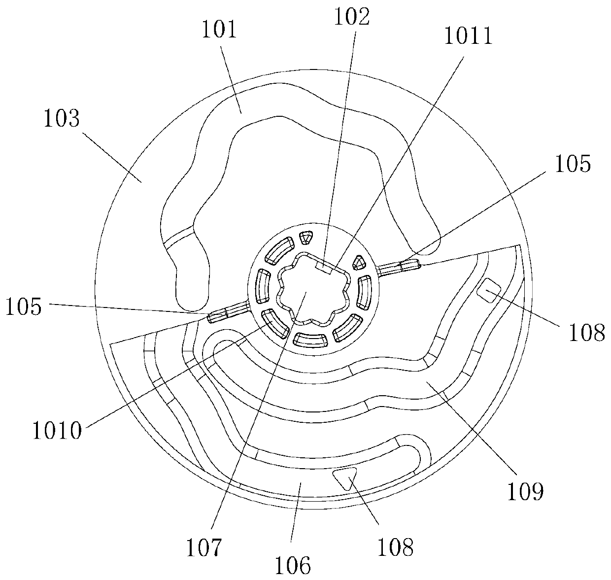 Control panel for automobile air conditioner