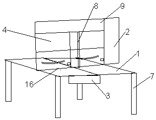 Cutting equipment with closed protection function for cutting rock wool