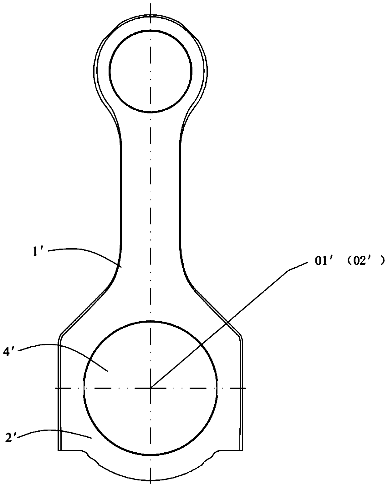 Connecting rod structure and engine