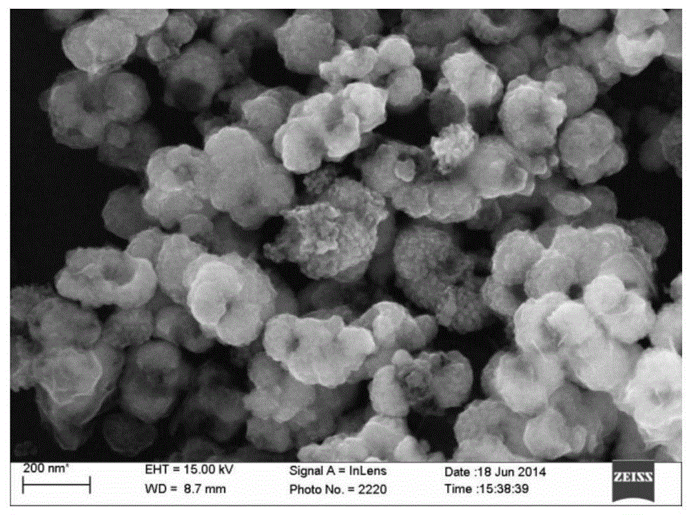 A kind of chemical preparation method of spherical porous hollow nano cobalt powder