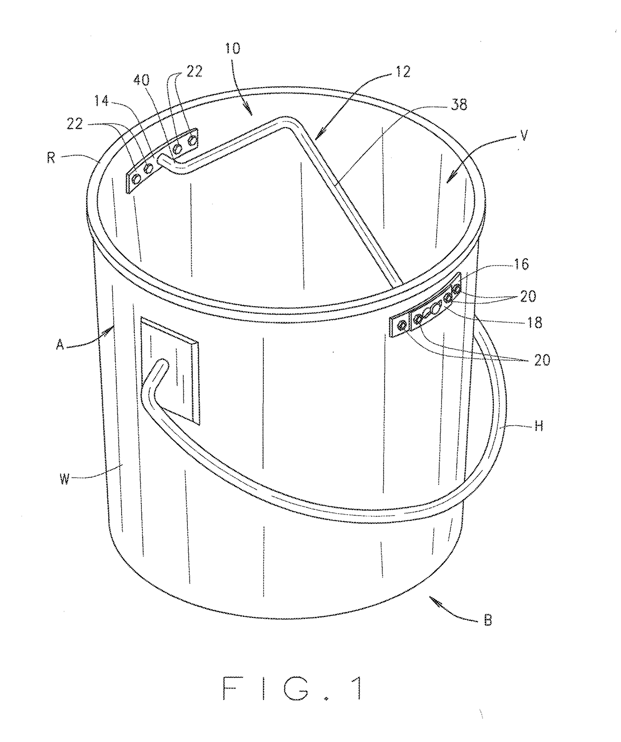 Bucket handle assembly