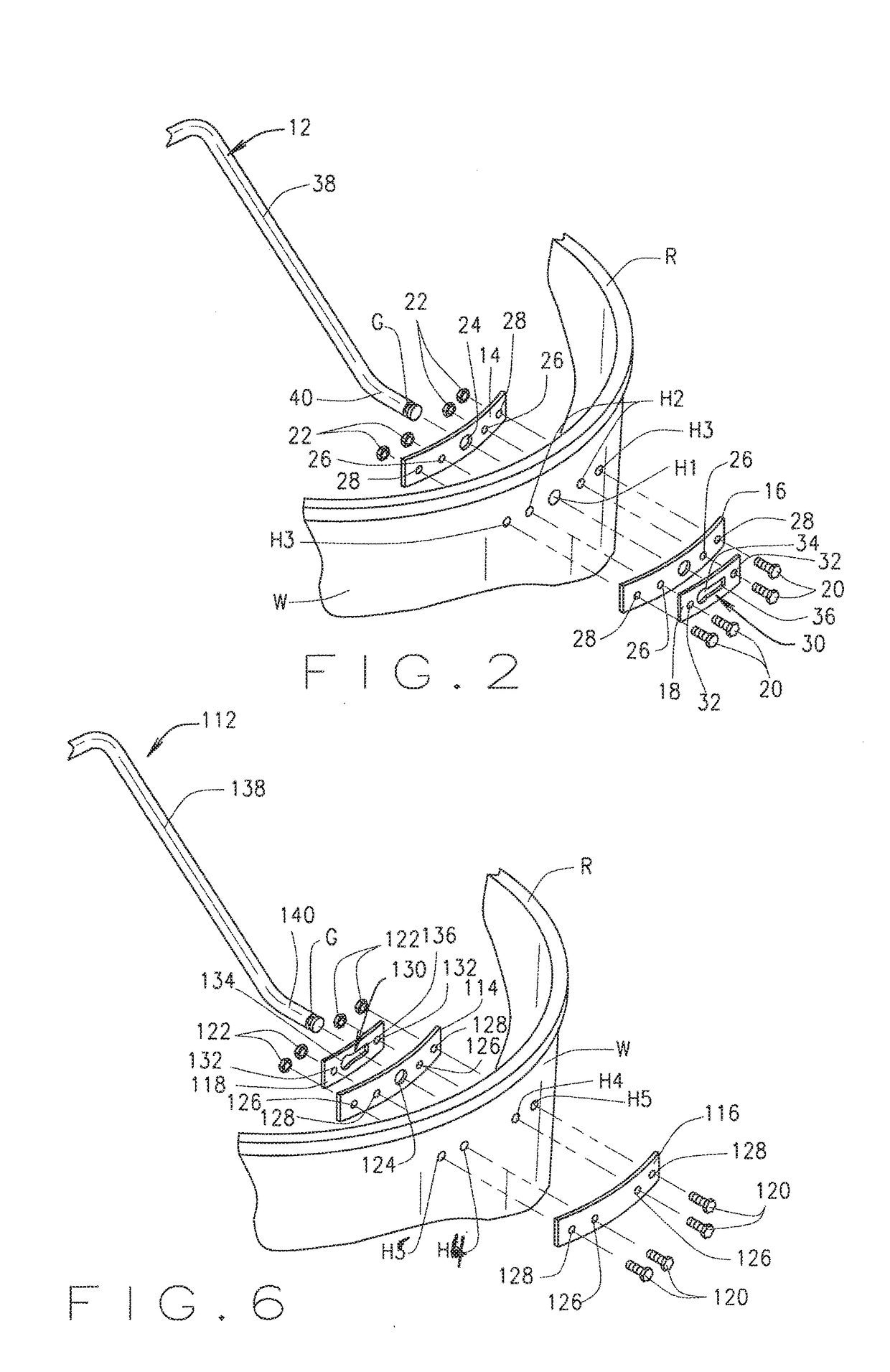 Bucket handle assembly