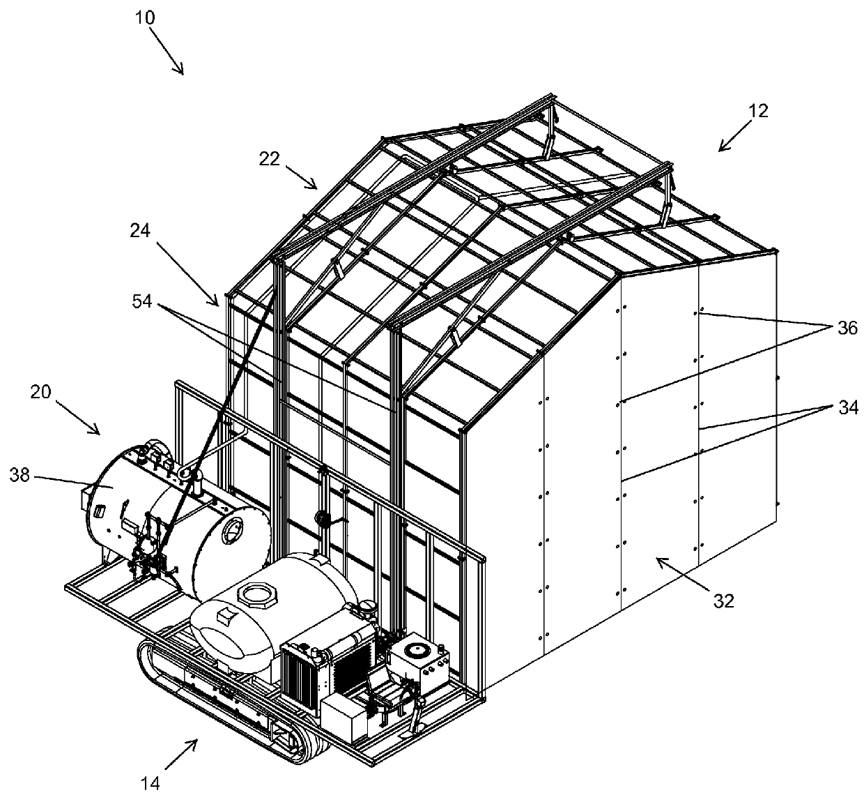 Movable heat applicator for providing thermotherapy to trees