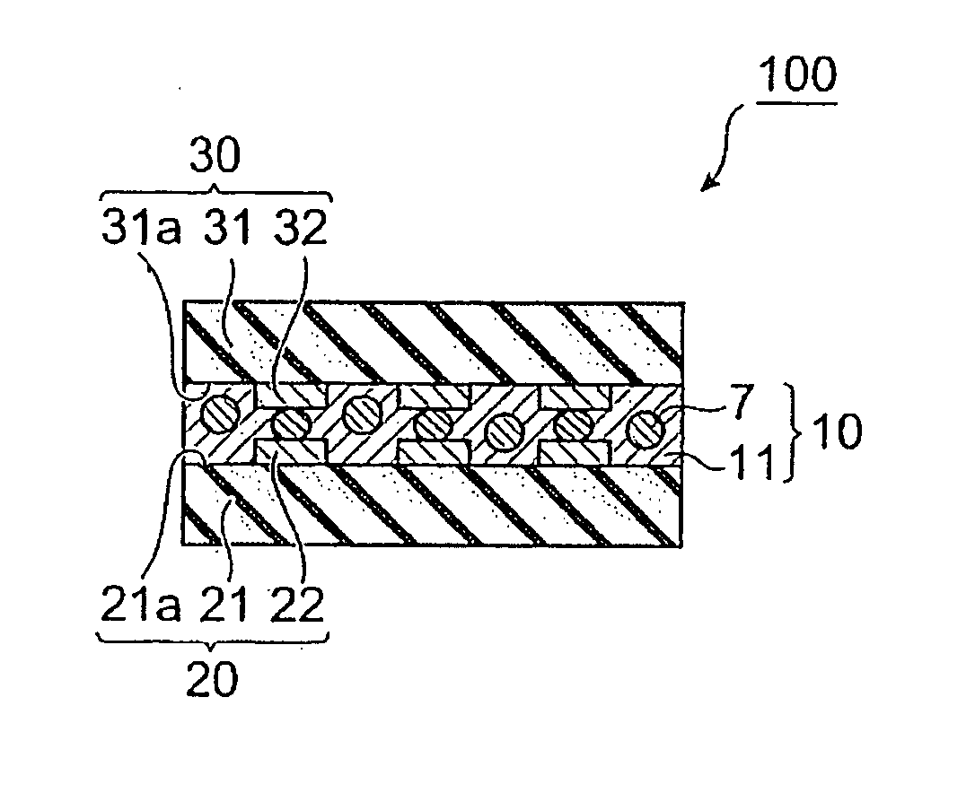 Adhesive film for circuit connection, and circuit connection structure