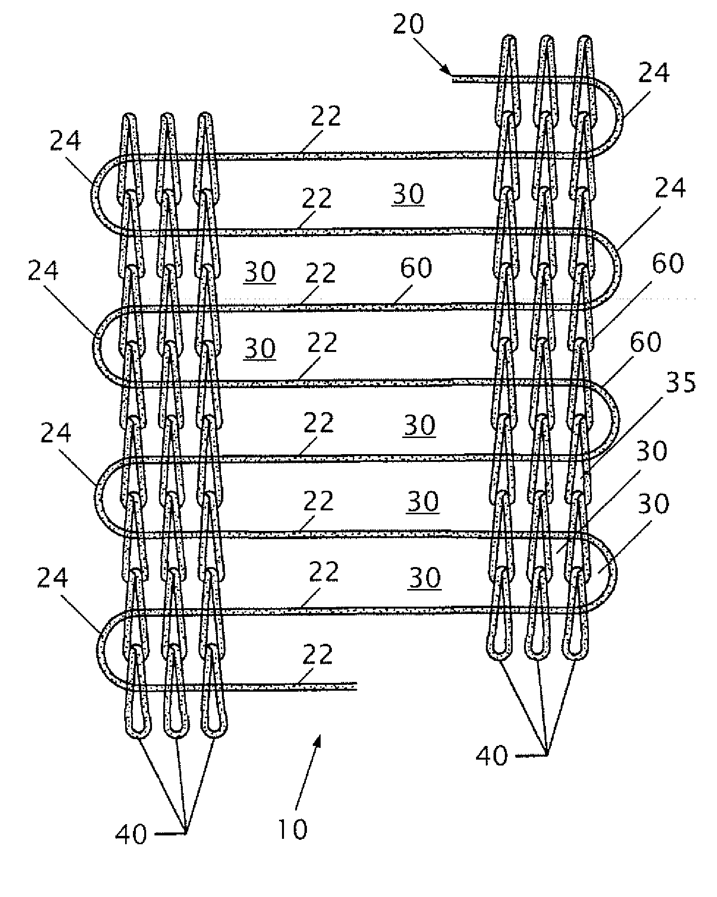 Carrier Assembly with Fused Powder and Frame-Warp Aperture