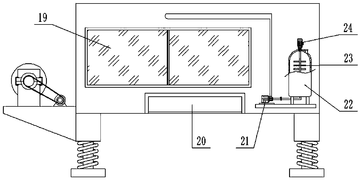 Surface gluing device for tape production