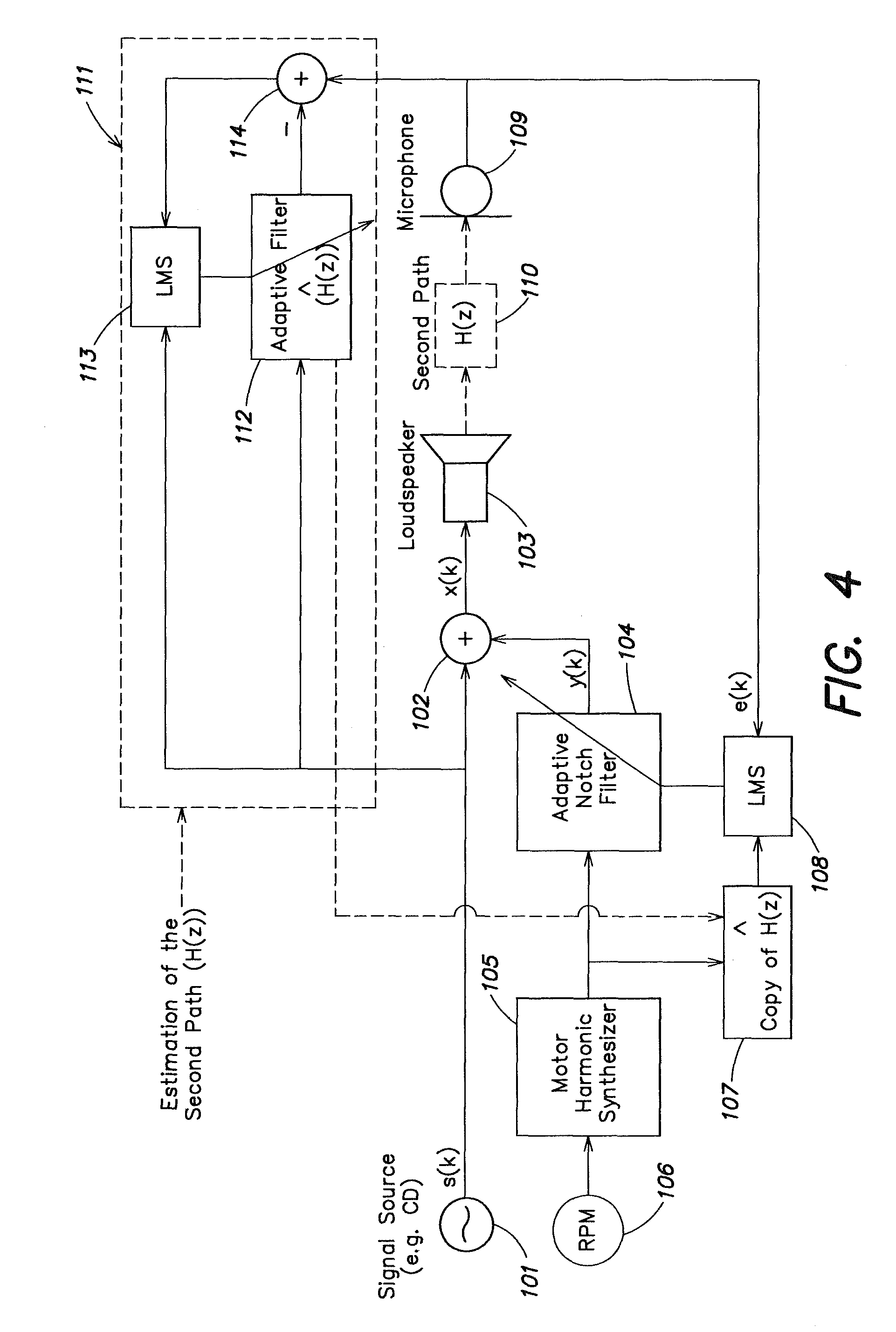 Active noise tuning system