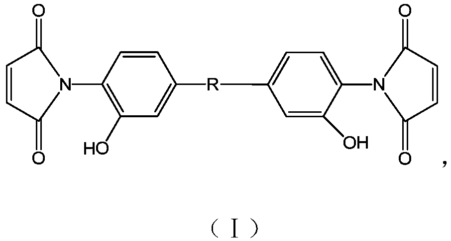 High-heat-resistance bismaleimide resin as well as preparation method and application thereof