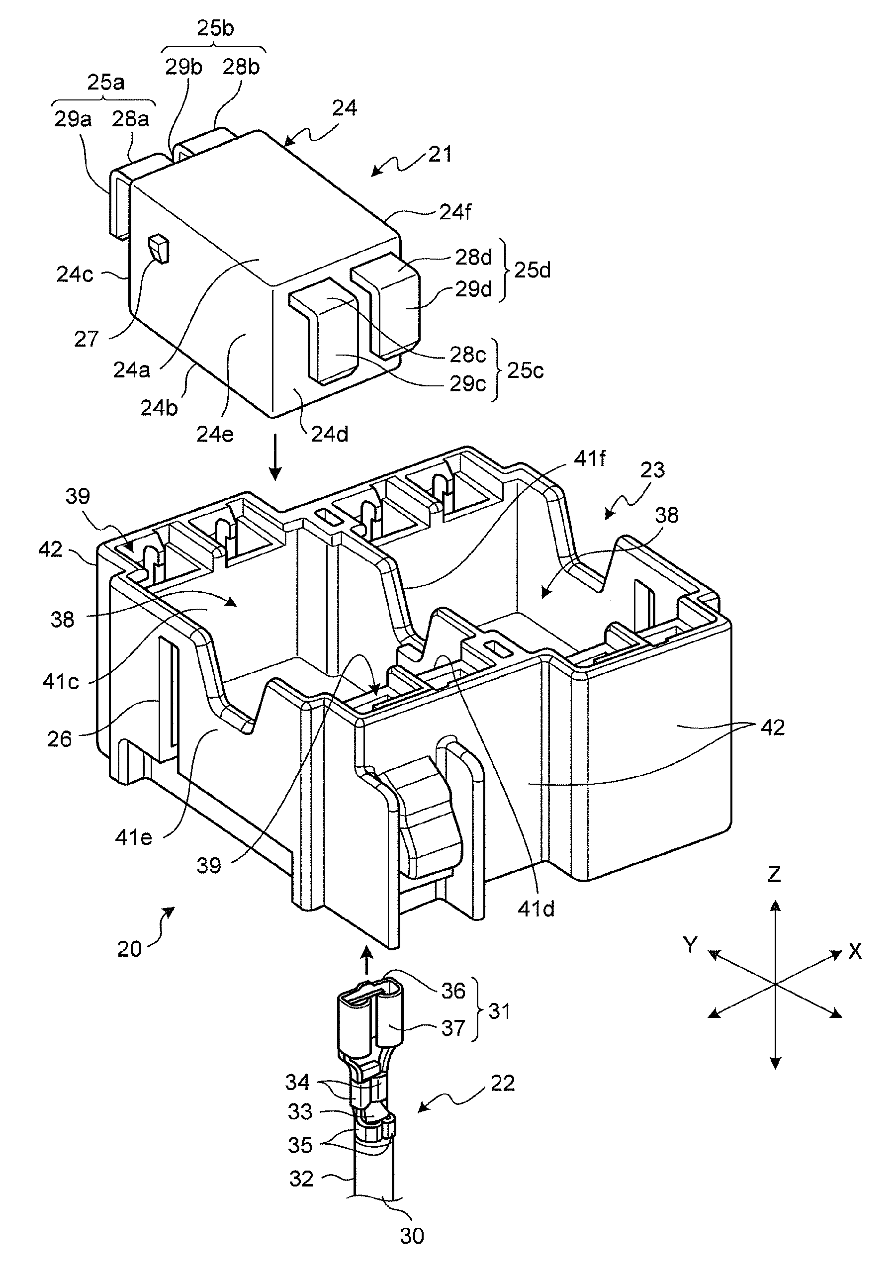 Electronic component assembly structure and electrical junction box