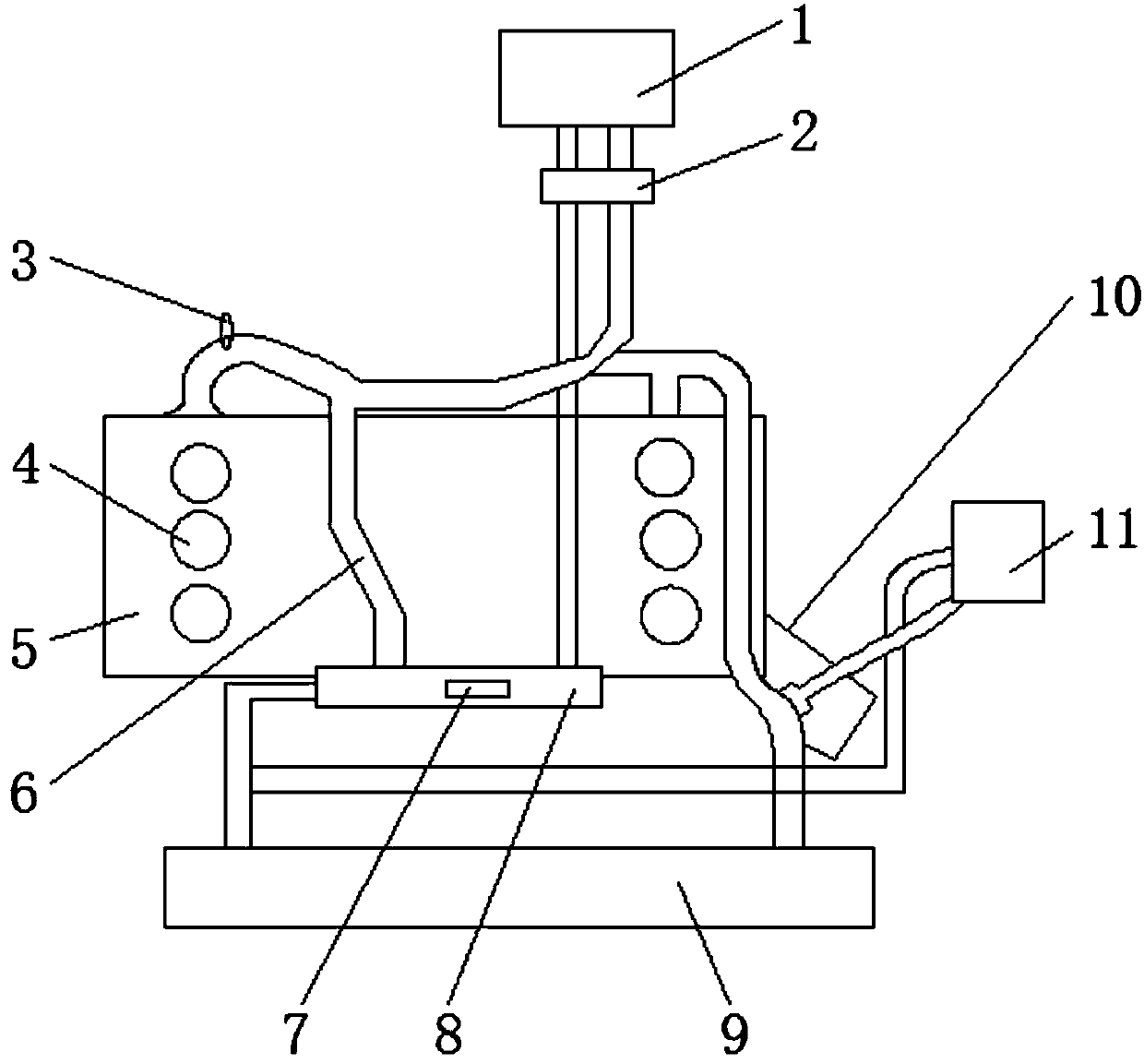 Cooling water circulation machine