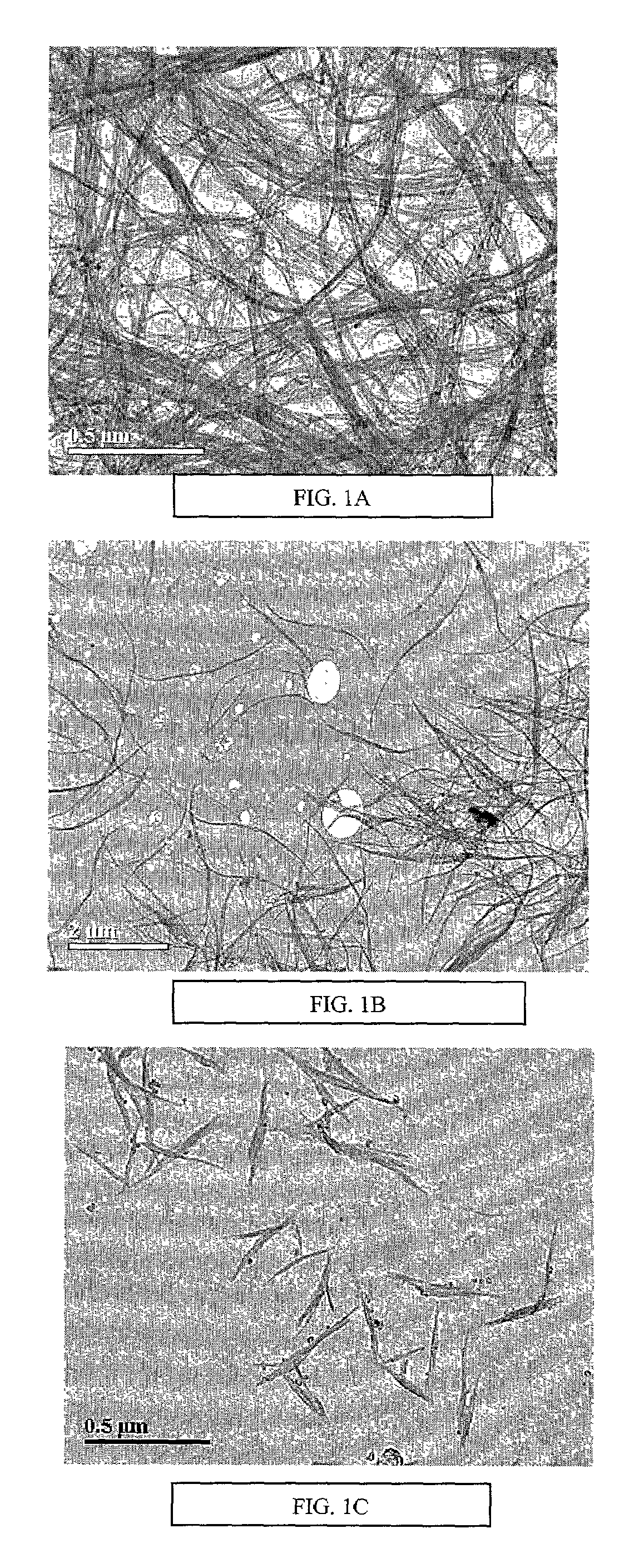 Deposition method for nanostructure materials