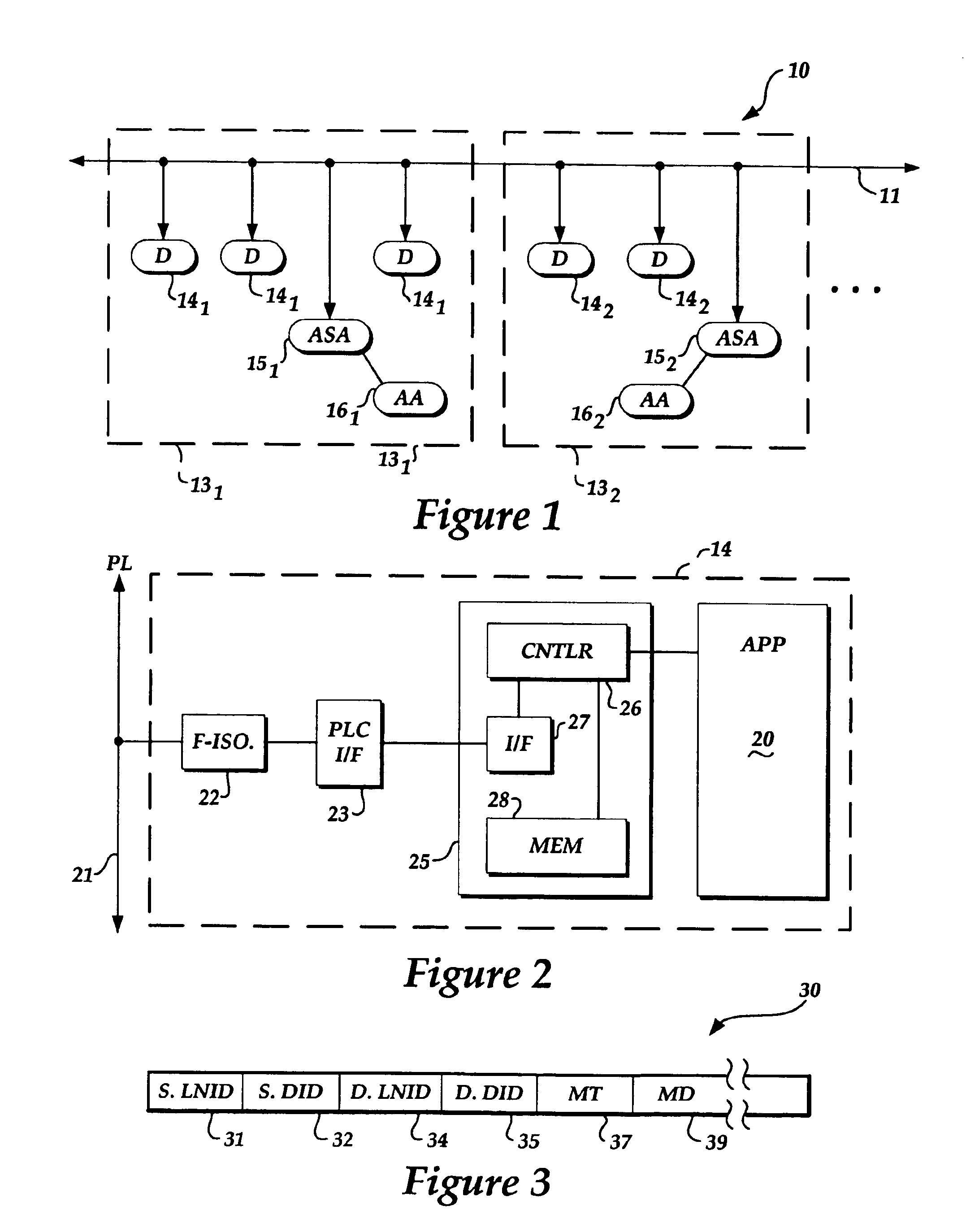 System for networked component address and logical network formation and maintenance