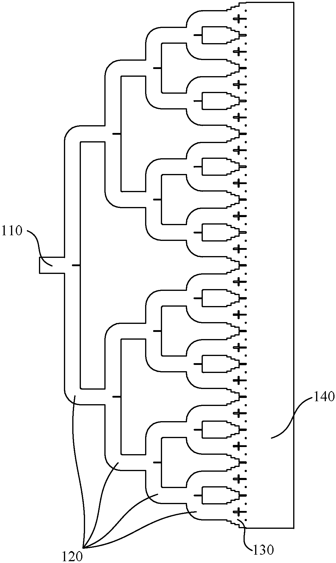 Feed structure for planar waveguide antenna