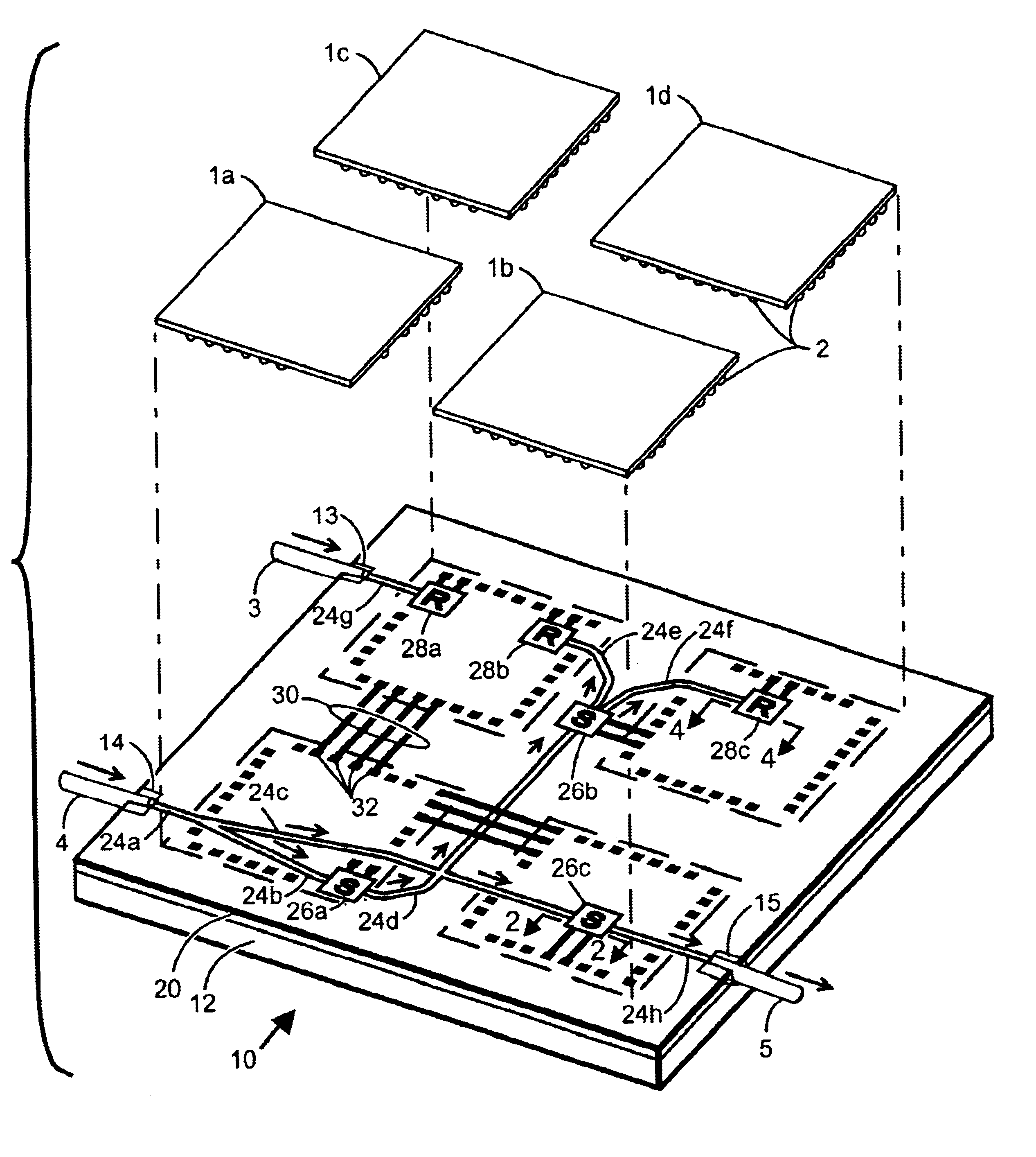 Multi-layer opto-electronic substrates with electrical and optical interconnections and methods for making