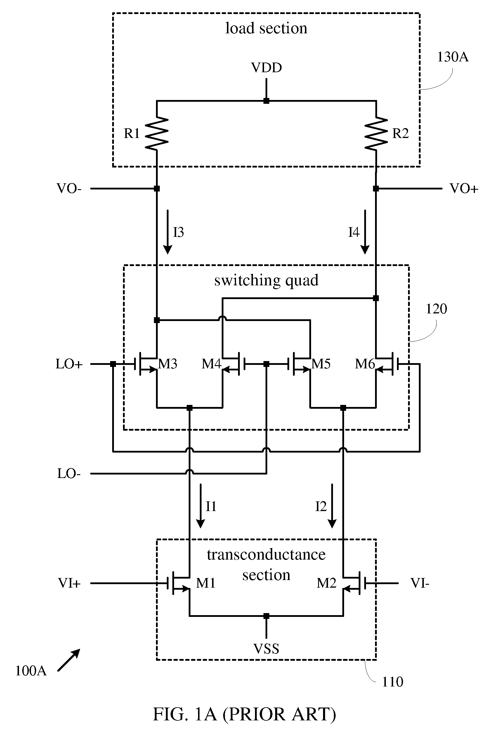 Low flicker noise active mixer and method thereof