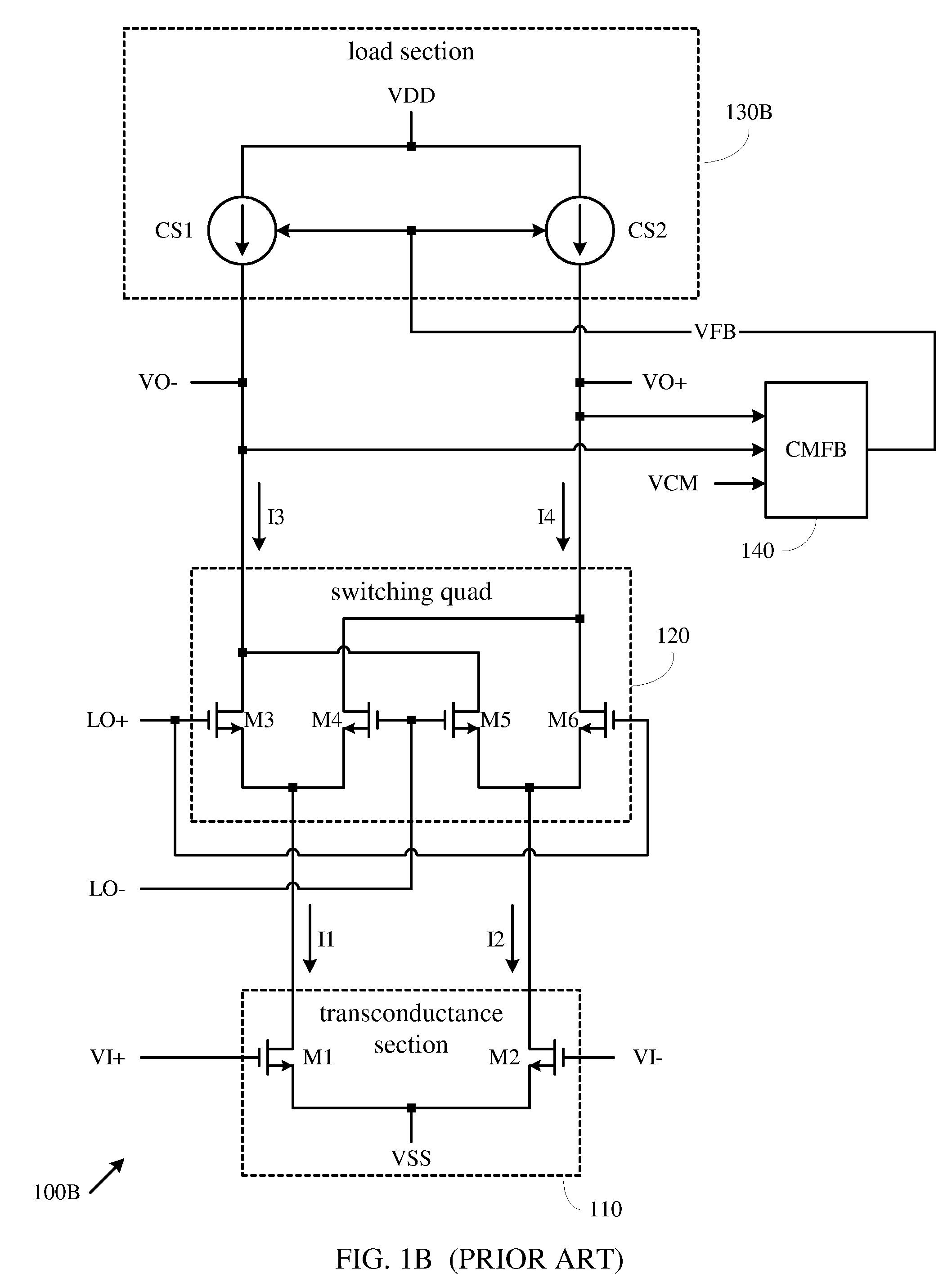 Low flicker noise active mixer and method thereof