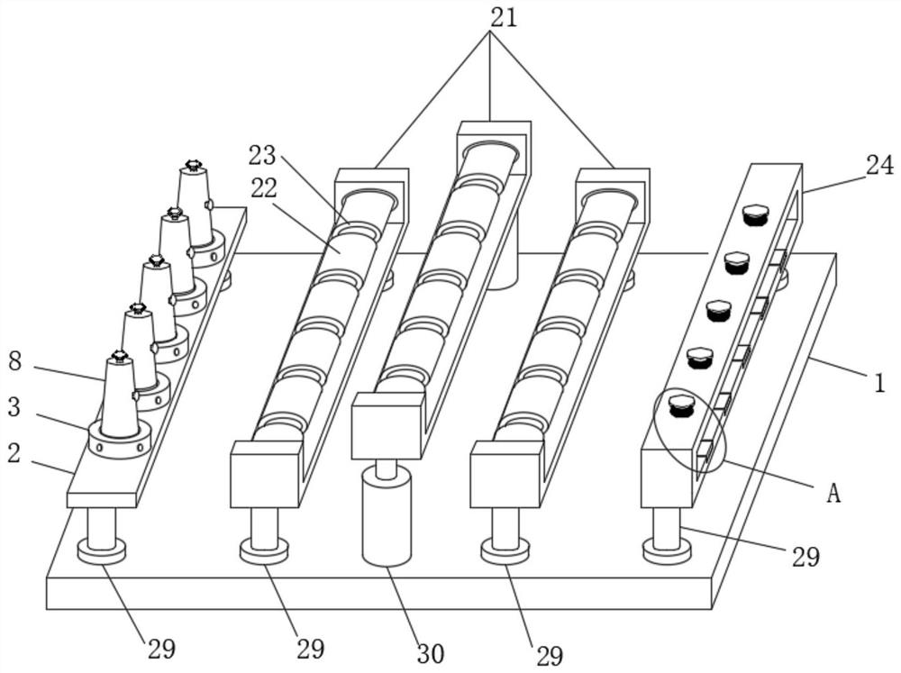 A quick-change thread assembly for a textile machine