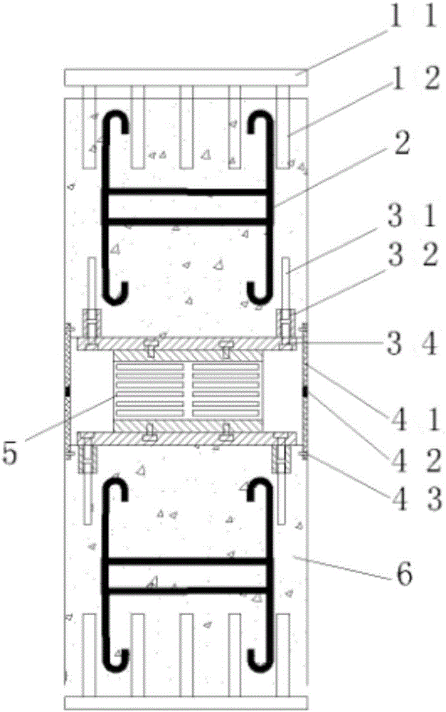 Prefabricated compound shock isolation member for assembling type building