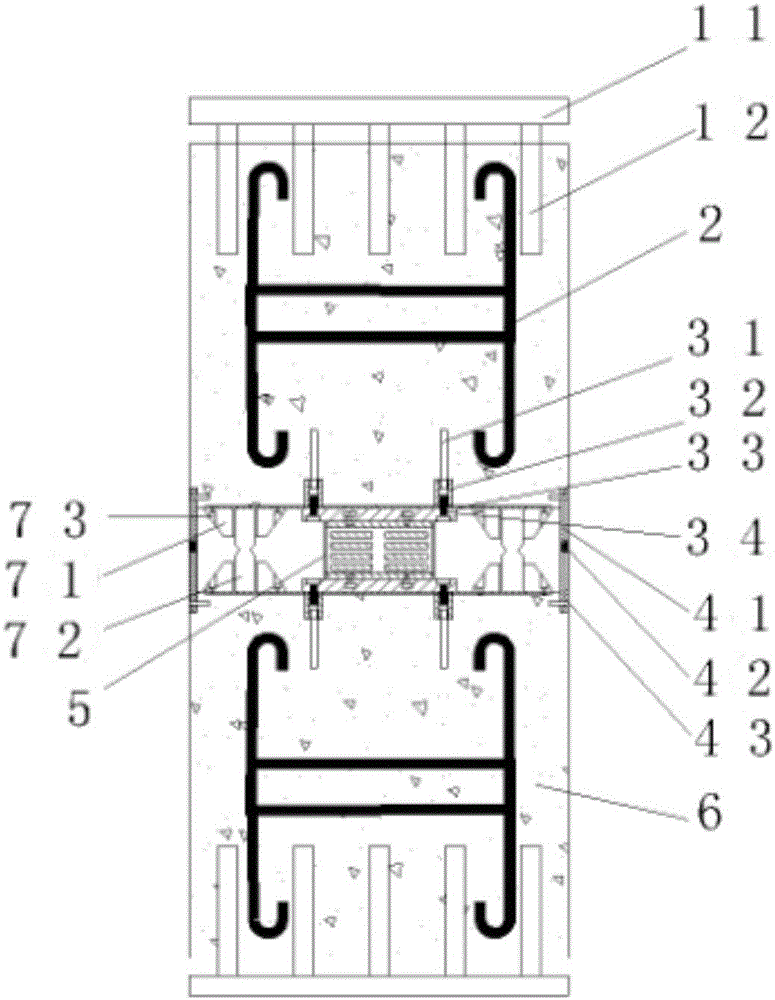 Prefabricated compound shock isolation member for assembling type building