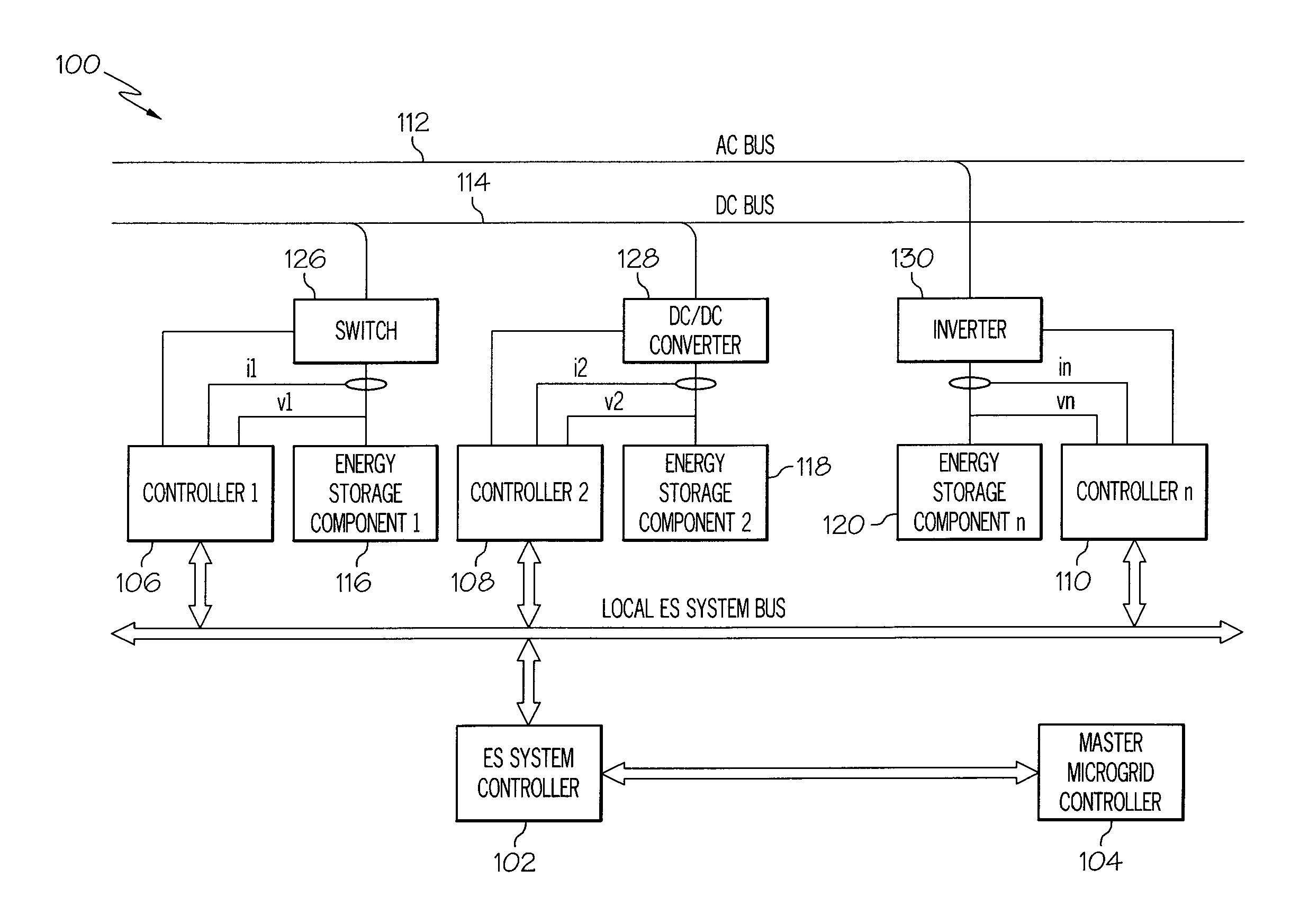 Method and apparatus for effective utilization of energy storage components within a microgrid