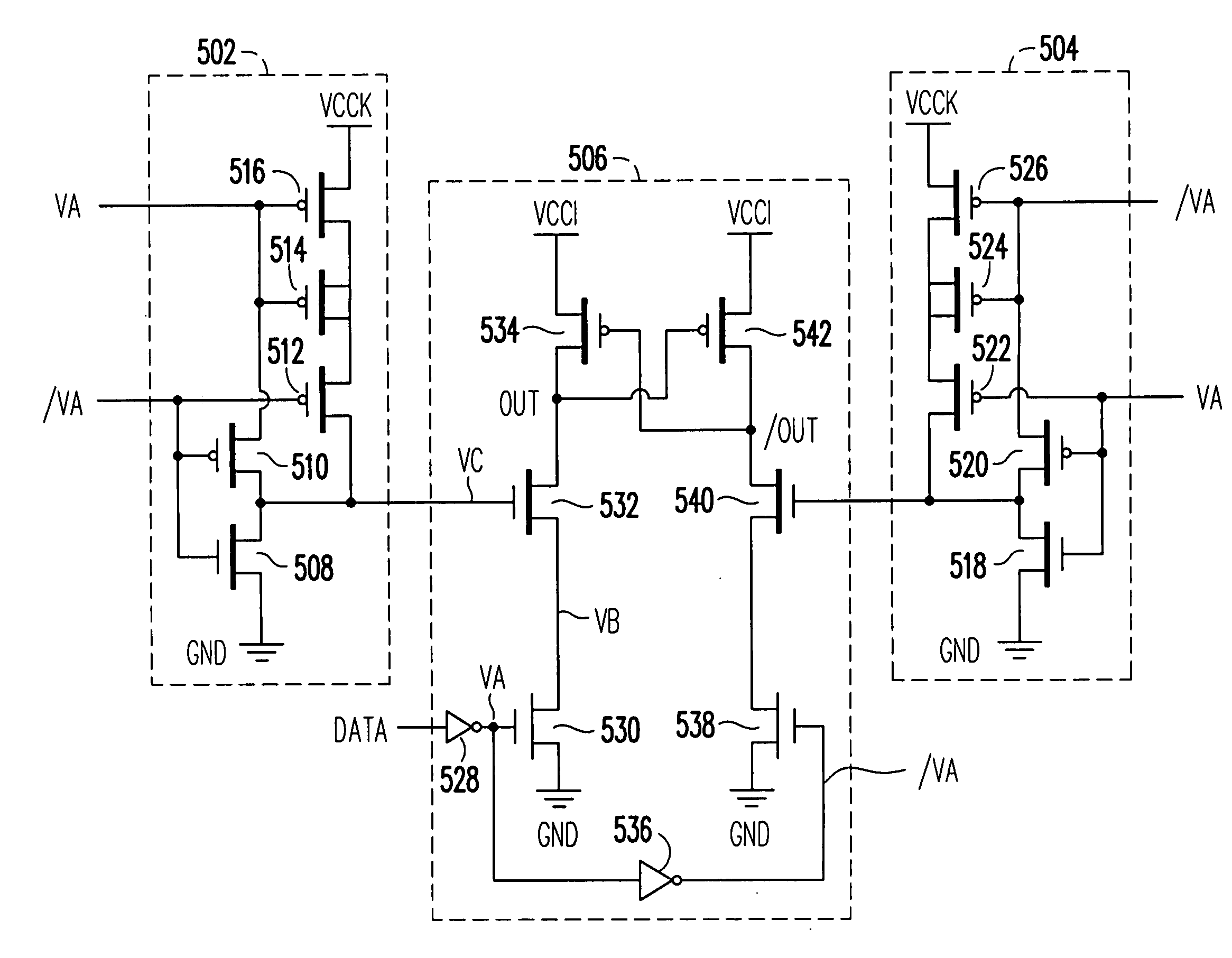 Voltage level shifter apparatus