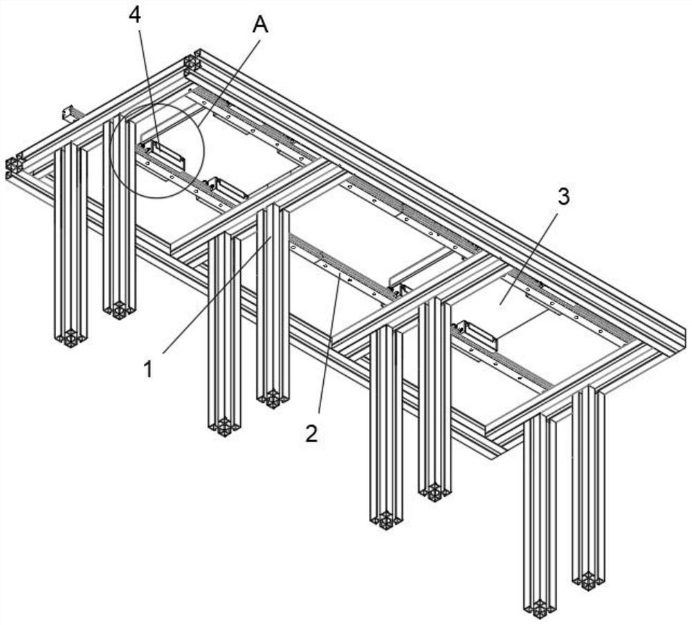 Supporting device for detection robot