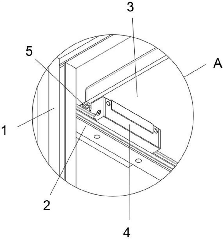 Supporting device for detection robot