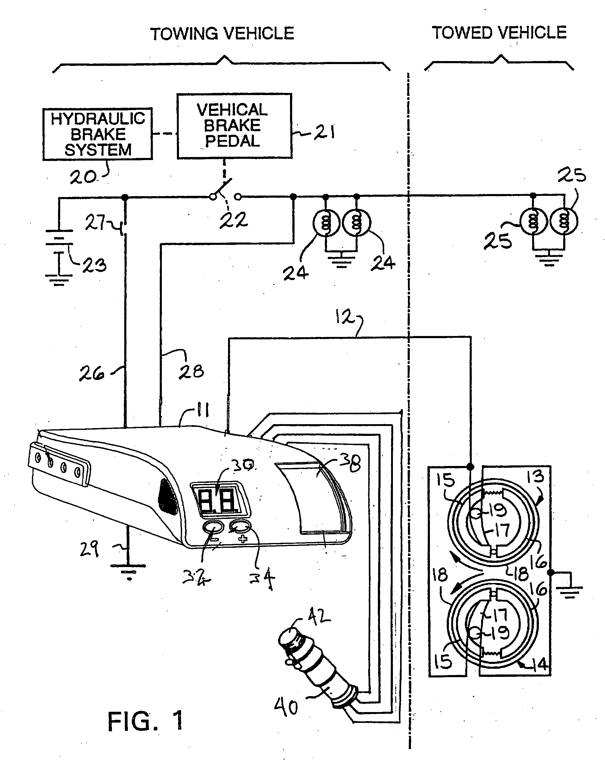 Electric trailer brake controller