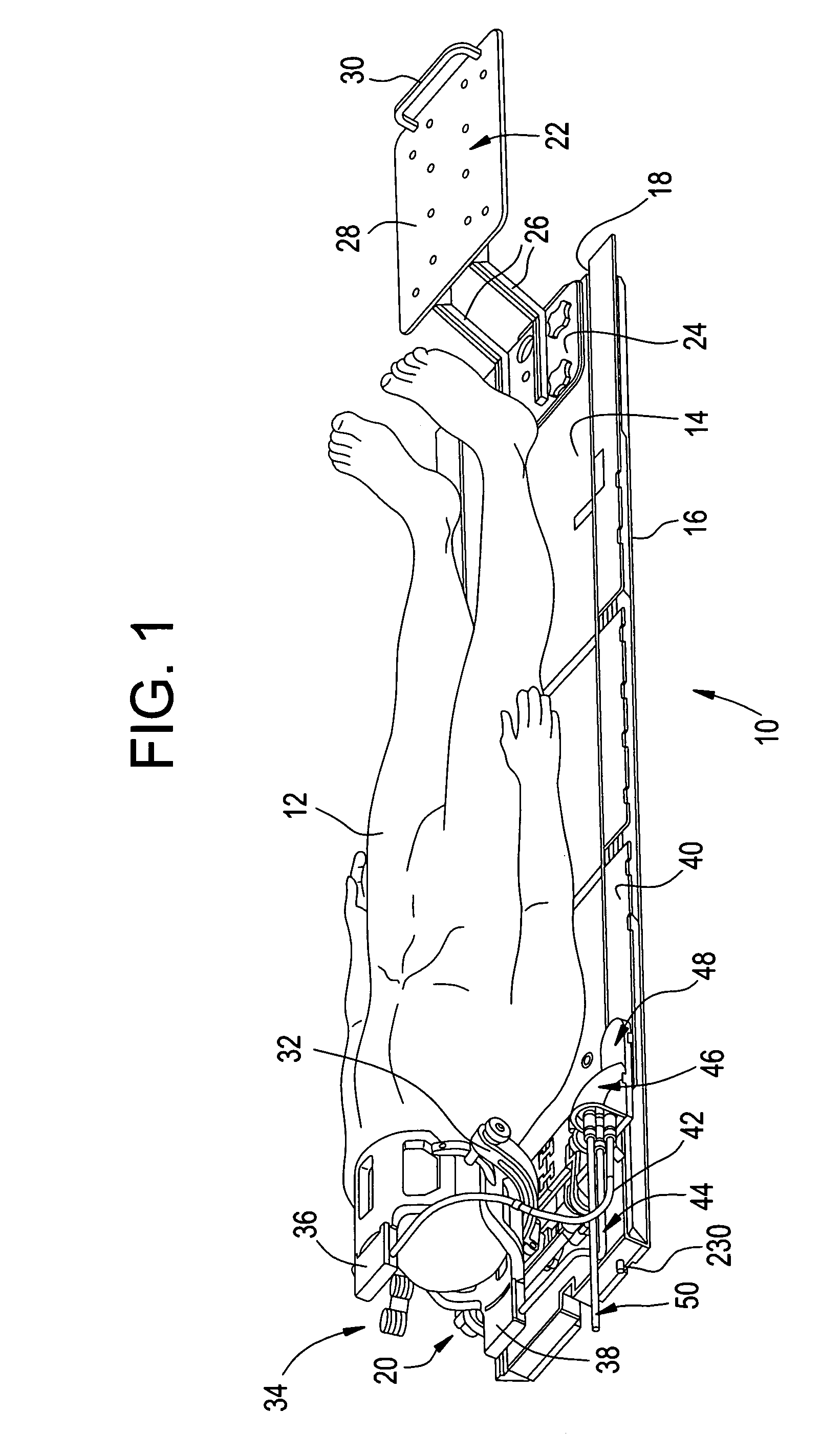 System, method and apparatus for surgical patient table