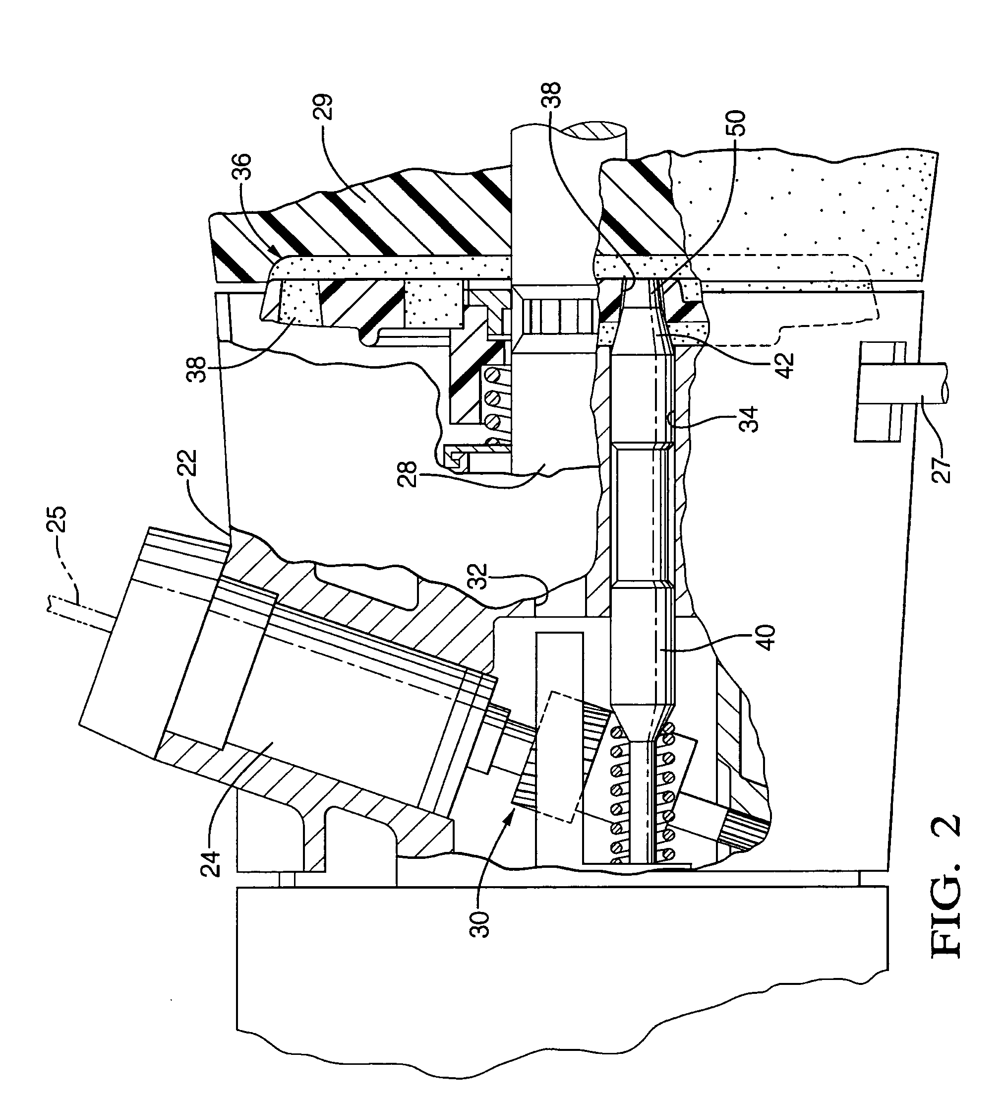 Dual taper steering column lock bolt