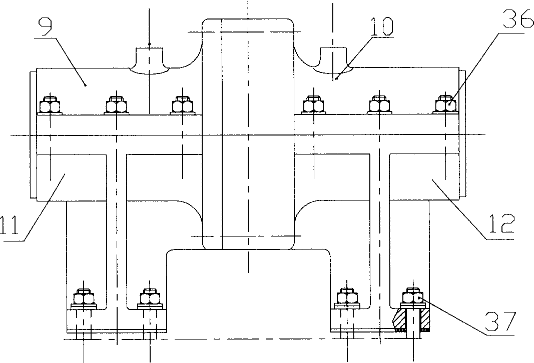 Apparatus for simulating airflow exciting-vibration in high-speed rotating machine and testing vibration
