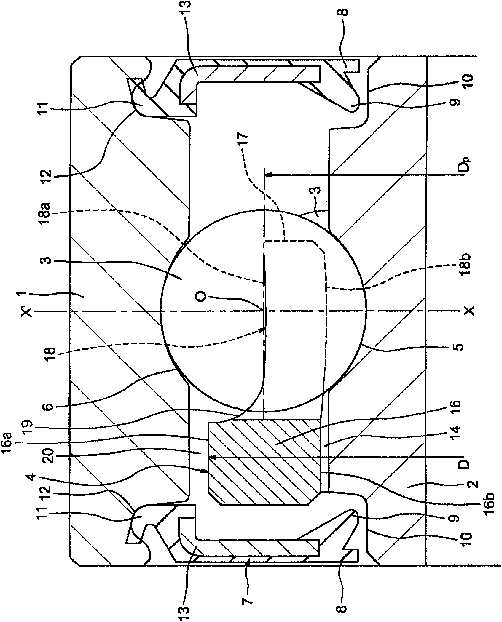 Rolling bearing and cage for such bearing
