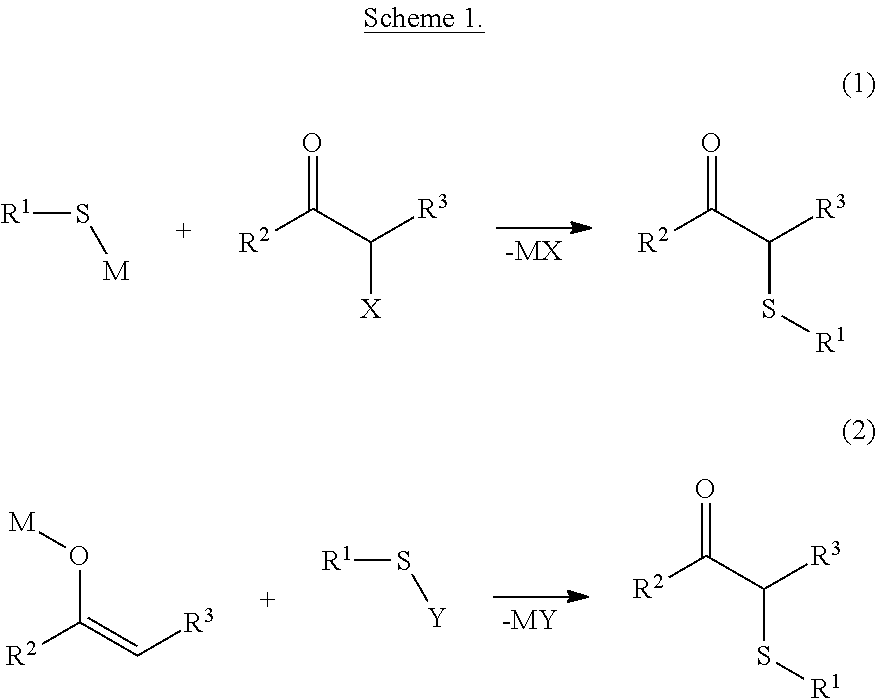 Preparation of [alfa]-sulfenylated carbonyl compounds from propargylic alcohols in one step