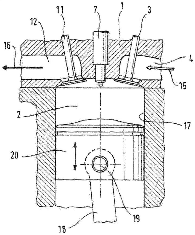 Internal combustion engines with fuel injection nozzles having an additional mechanism for introducing a combustion-promoting medium into the combustion chamber