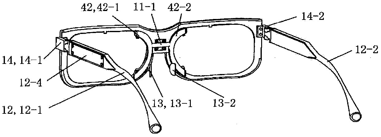 Real-time zooming intelligent glasses based on viewpoint positioning technology