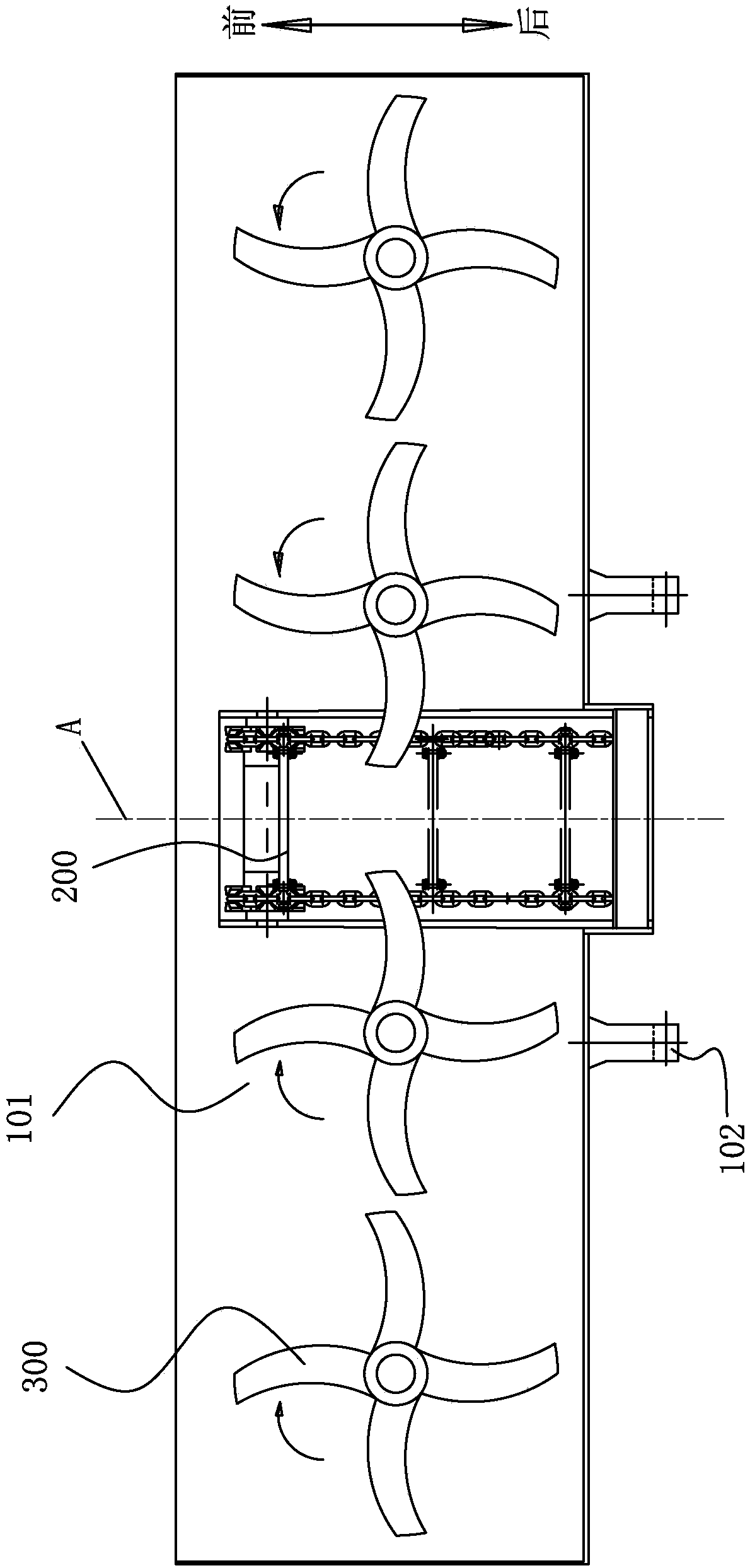 Cantilever-type heading machine