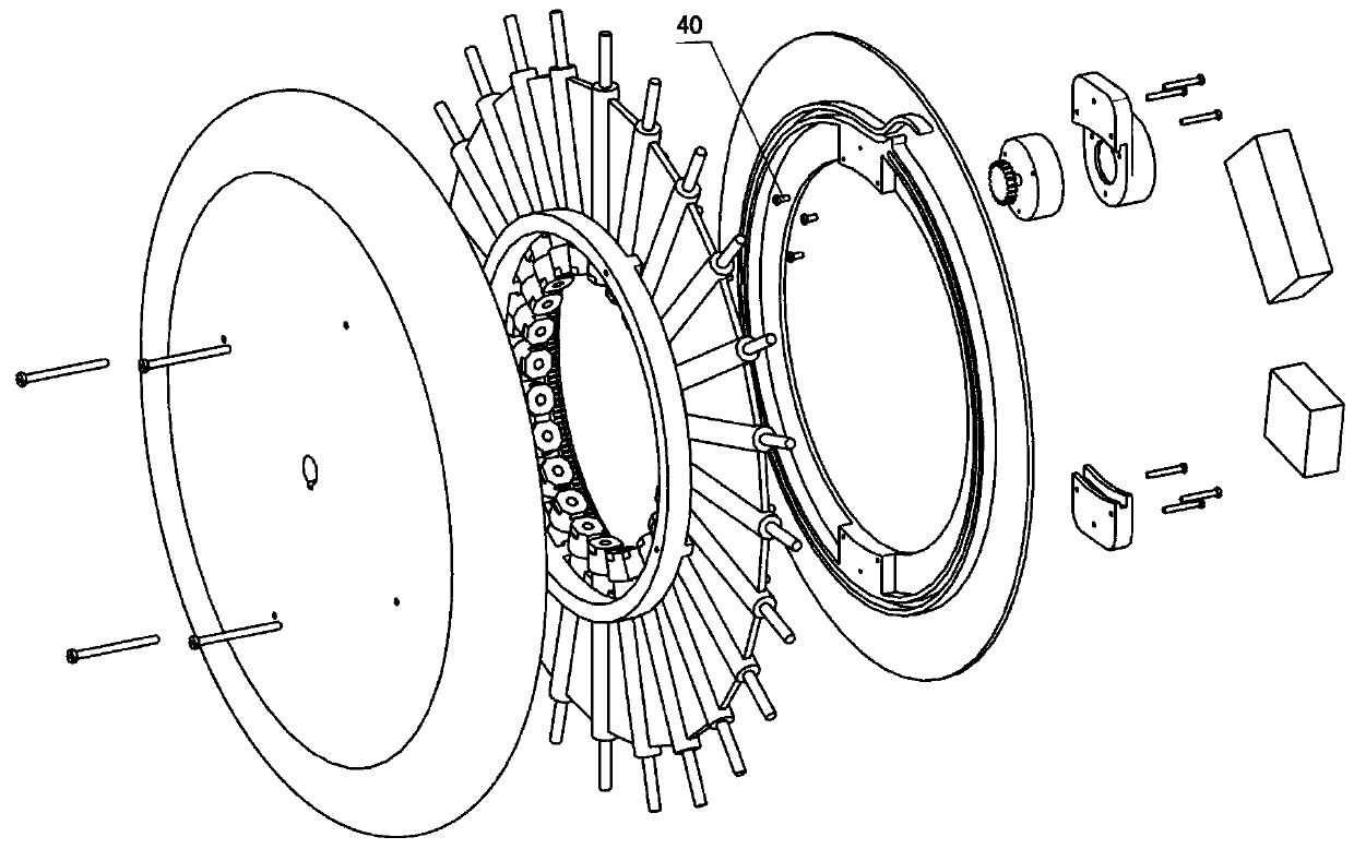 Wheel capable of climbing stairs