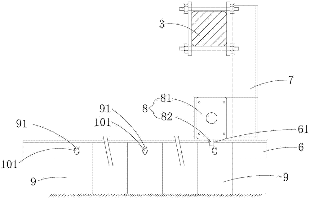 Nuclear power plant reactor neutron flux detection system