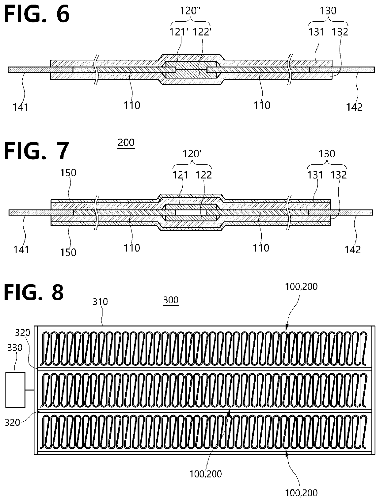 Heating element having fuse function and heater unit comprising same