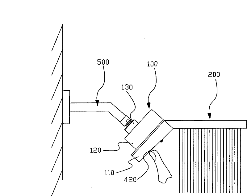 Shower head employing electronic touch to control water rout switching