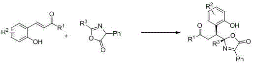 Synthetic method for chiral quaternary carbon oxazolidinone compound