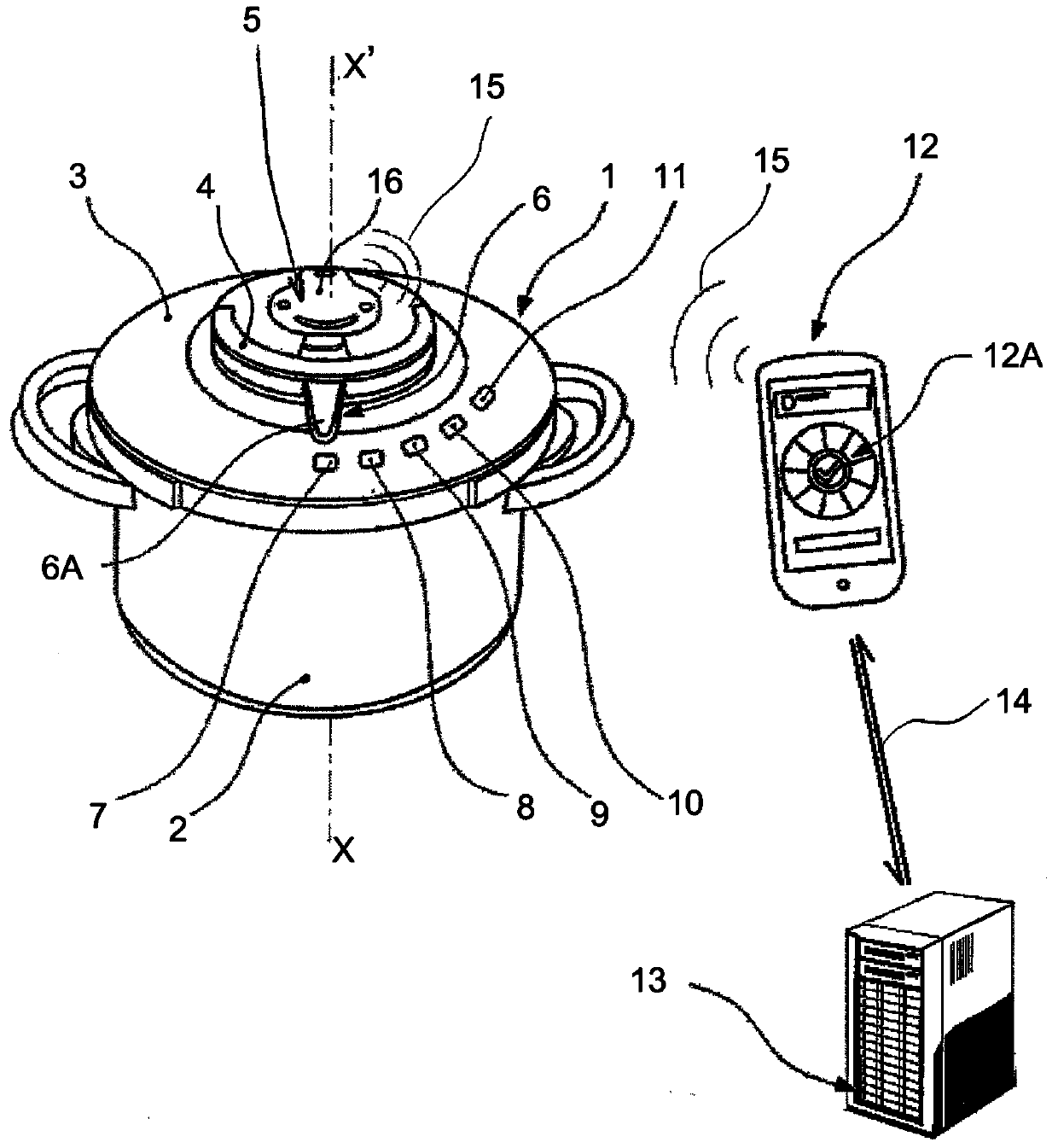 Pressure Cooking System with Data Acquisition Device