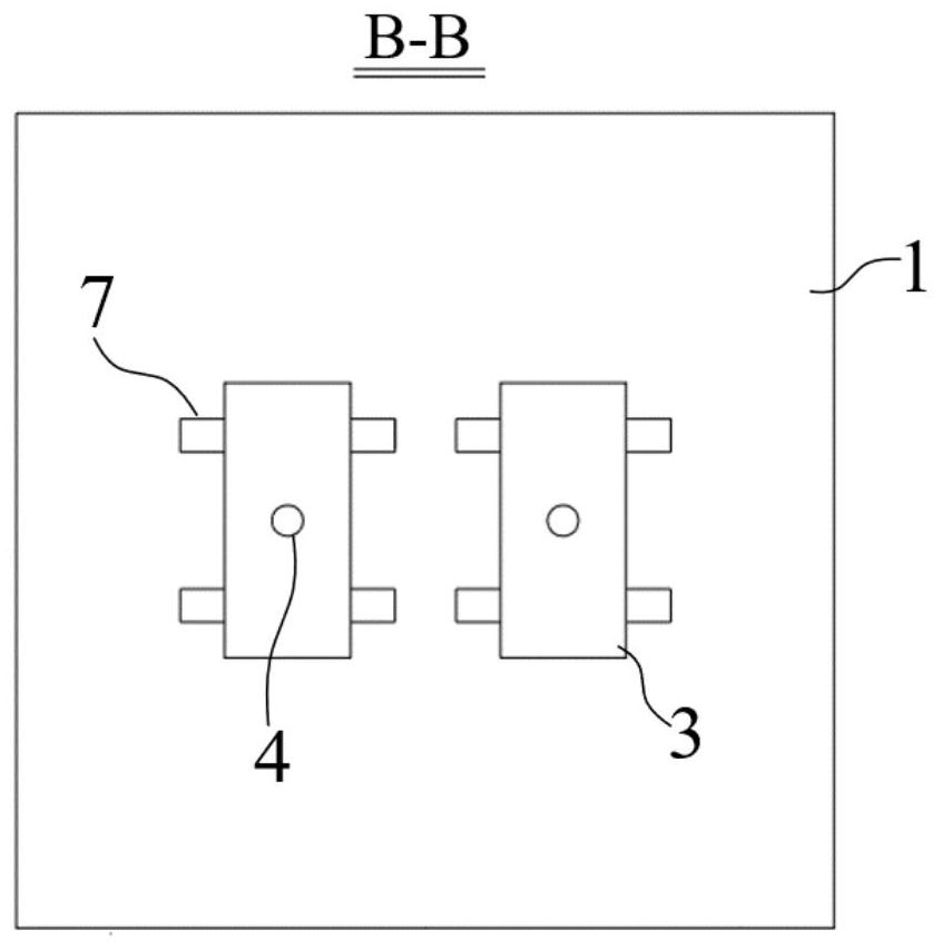 Double-limb thin-wall pier with swing self-resetting function and for rigid-frame bridge