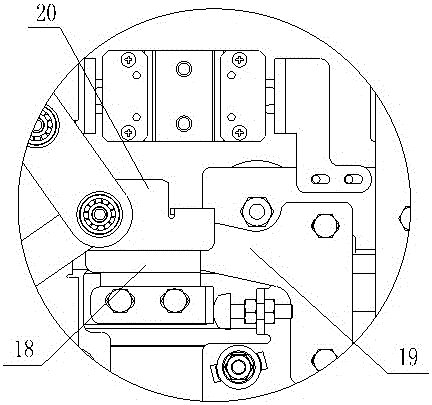 Elevator car door motor structure