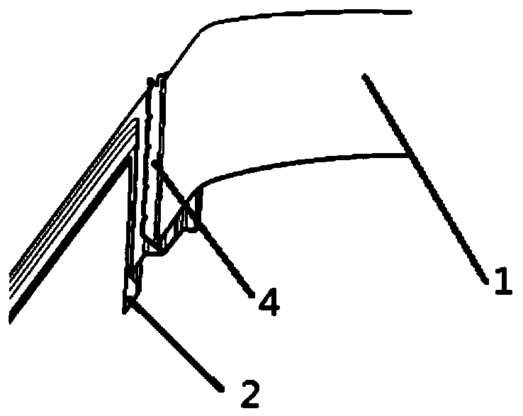 Automobile roof cover outer plate and automobile